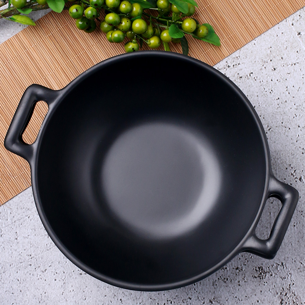 먹토 멜라민 그릇 앞 접시 나눔 반찬 중국집 식당 업소용 식기 19cm, 비타민양손볼A - 상세 이미지 3