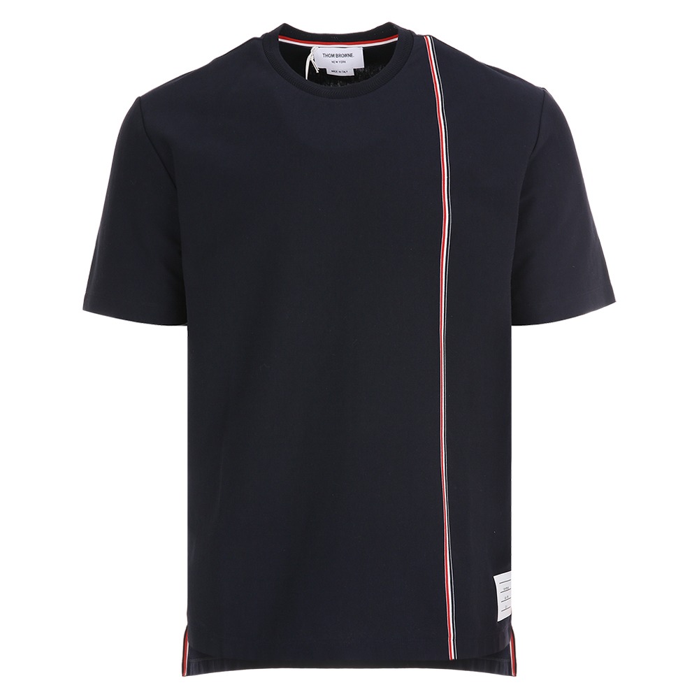 톰브라운 스트라이프 반팔티 MJS252A J0138 415 (2025 S/S) SIZE 3,5 - 상품 이미지