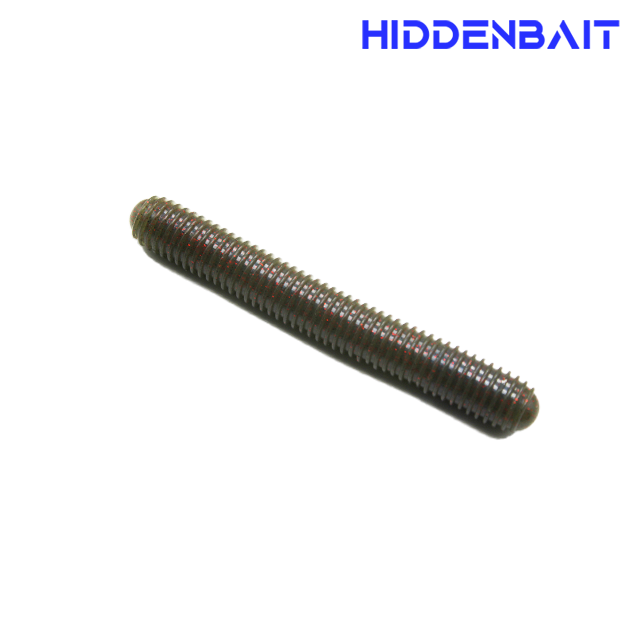 히든베이트 칼리케 싱커 내장형 소프트베이트 배스루어 배스웜 H007 PUMPKIN RED, 9.9cm - 상품 이미지