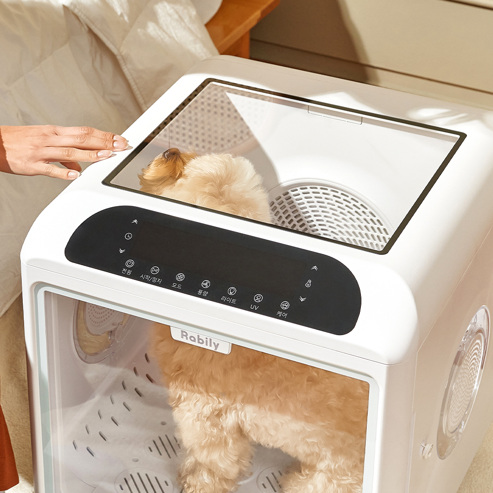 [저소음/음이온] 라빌리 펫드라이룸 강아지 고양이 드라이기 반려동물 털 건조기 털말리기