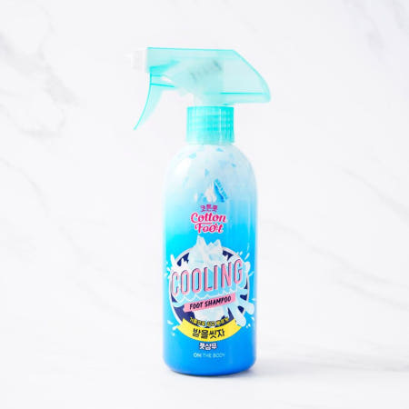 메가마트 LG 온더바디 발을씻자 코튼풋샴푸 쿨링 385mL