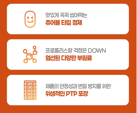 내츄럴플러스 프로폴리스 아연 60정 3개 폴리폴리스 면역 보감 플라보노이드 - 상세 이미지 4