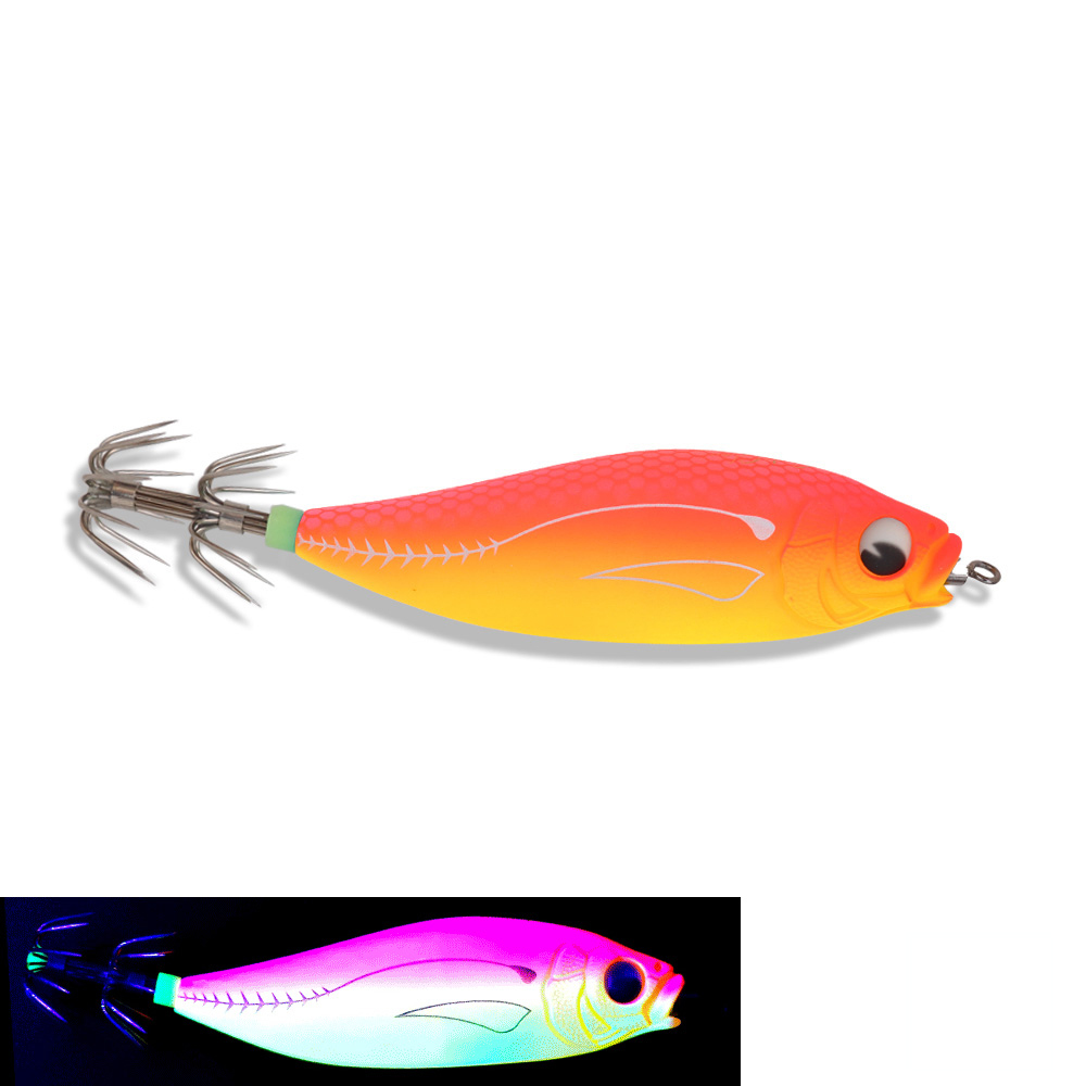 캣츠크로우 모잉 롤링에기 심해 갑오징어 쭈꾸미 에기 No.07 핑크 옐로우, 6cm