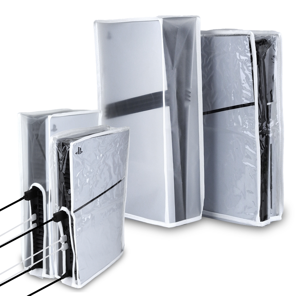 PS5 프로 슬림 커버 케이스 클리어 먼지방지 덮개