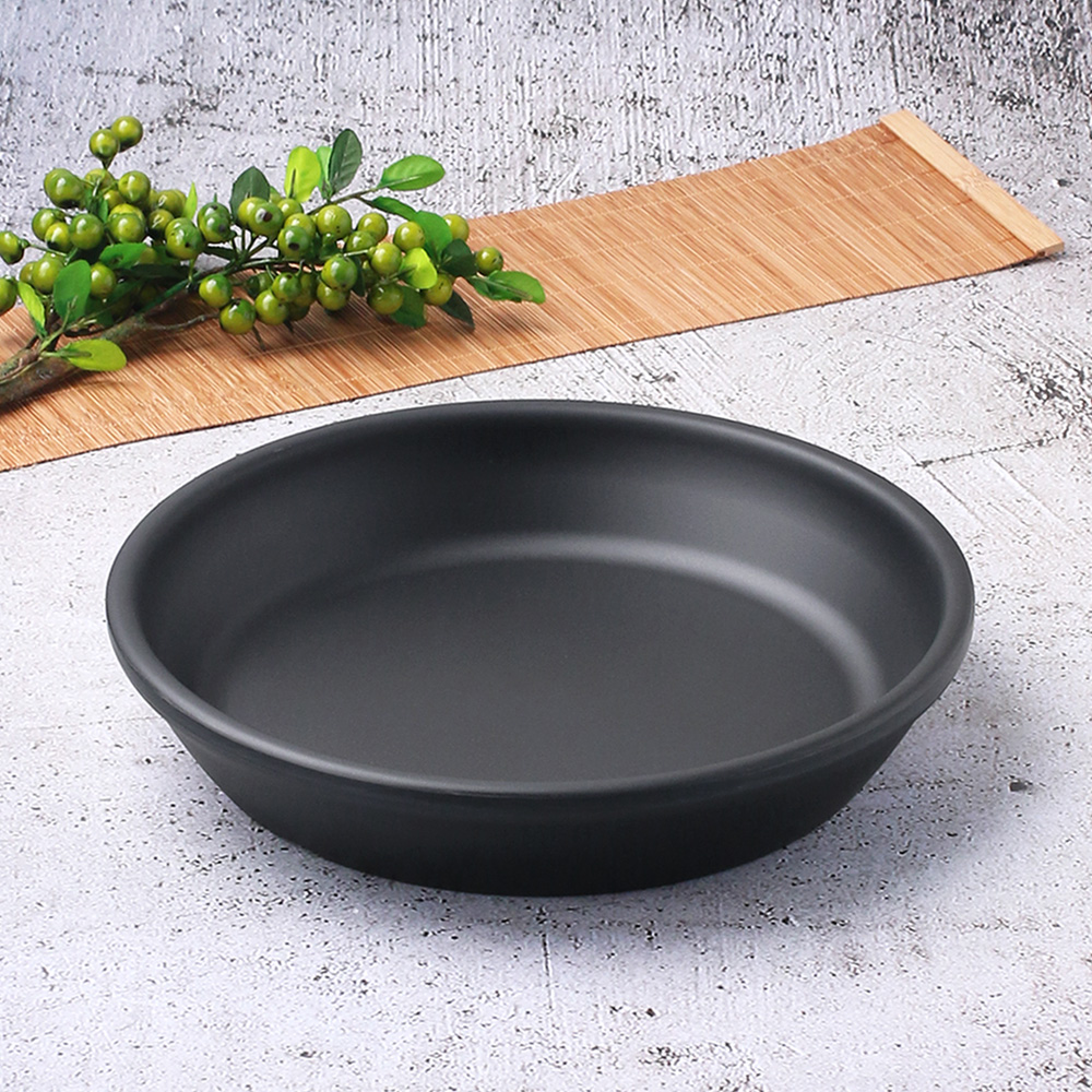 먹토 멜라민 그릇 앞 접시 나눔 반찬 중국집 식당 업소용 식기 19.5cm, 항아리 뚜껑접시 - 상품 이미지
