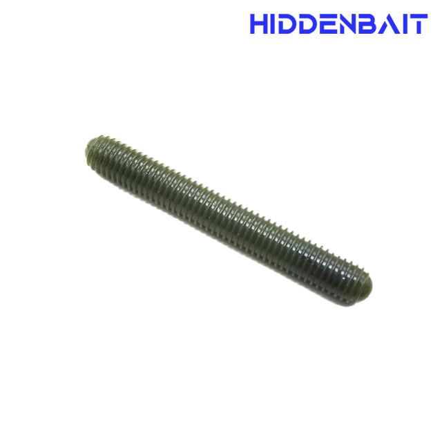 히든베이트 칼리케 싱커 내장형 소프트베이트 배스루어 배스웜 H006 GRAY RED BLACK, 9.9cm - 상세 이미지 4