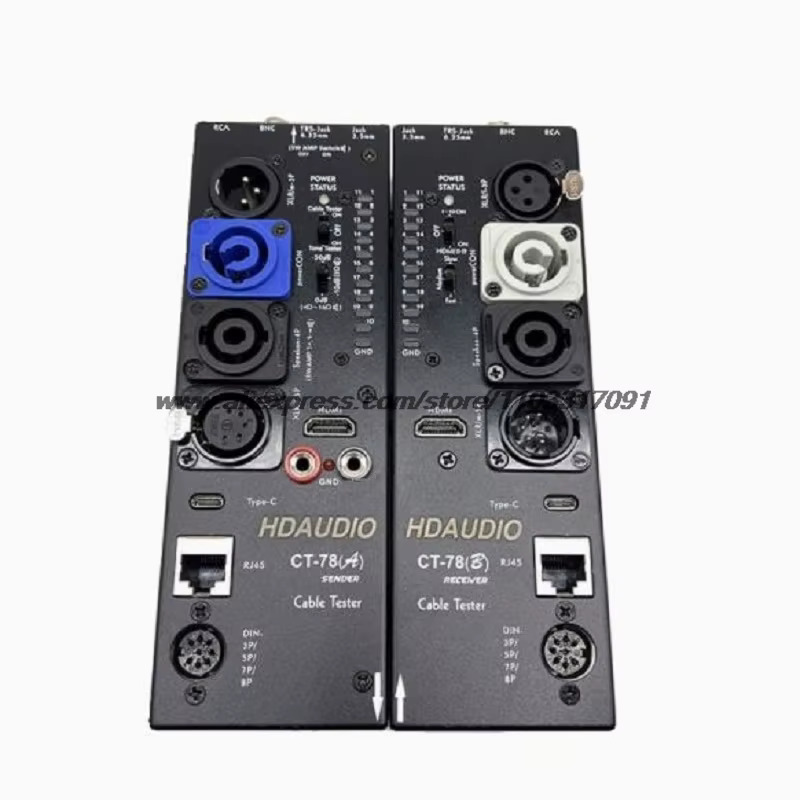 CT78 분리 라테스터 XLR 신호 HDMI 자동 오디오 사이드 16 가지 측정 가능