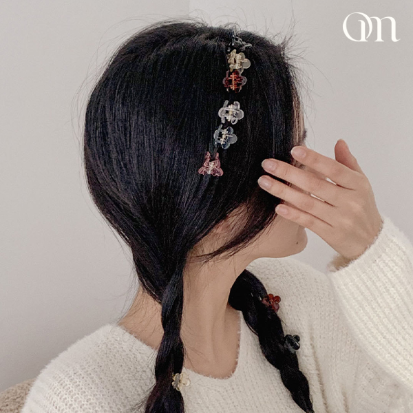초미니 집게핀 프랑스 반묶음 미니 헤어핀 36pcs - 상세 이미지 3