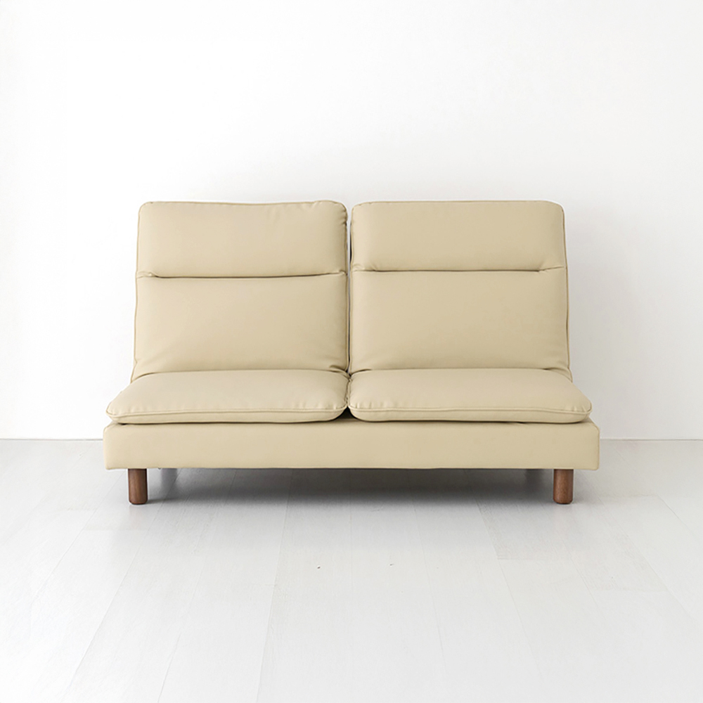 3825.6459 텐제르 2인 리클라이너 좌식소파 스툴미포함, 베이지, 2인용