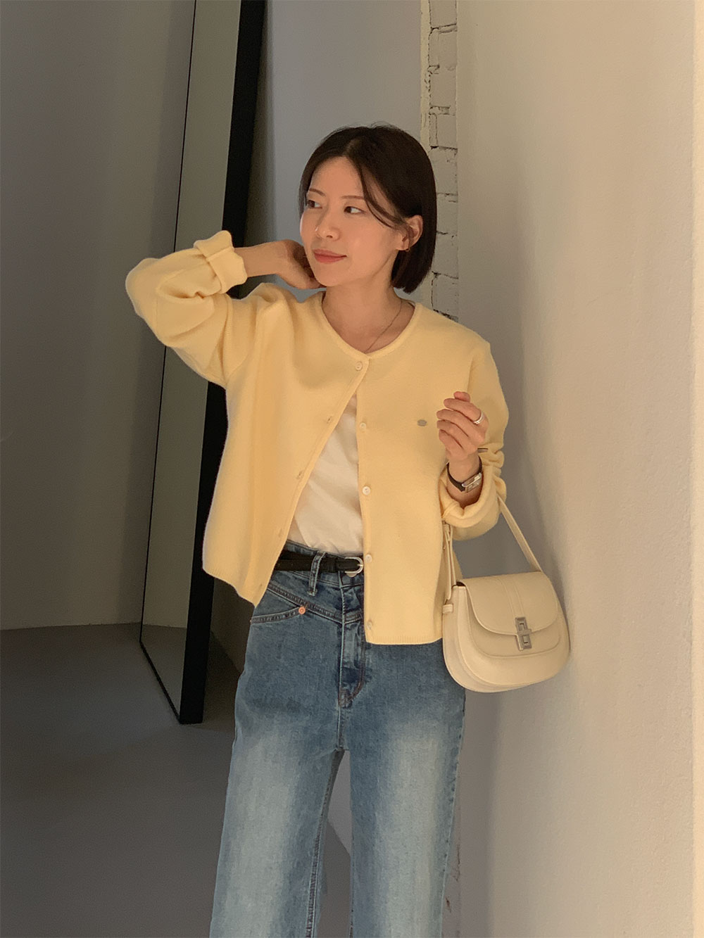 [키작녀]빌스 도톰 라운드 가디건[3color] 상세 이미지 41