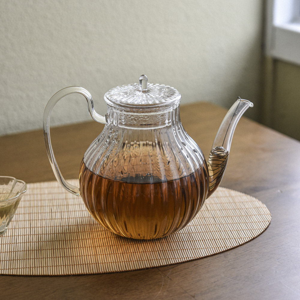 [차주전자] 부부티 사이드핸들 내열유리 티포트 (700ml)