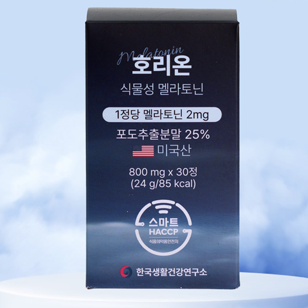 미국산 식물성 멜라토닌 2mg 함유 호리온 타트체리 30정, 1개 - 상세 이미지 2