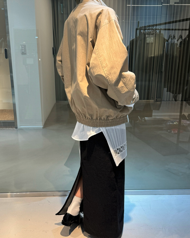 봄 루즈핏 캐주얼 간절기 자켓 빈티지 여성 비죠 하이넥 블루종 점퍼 (브라운) 상세 이미지 12
