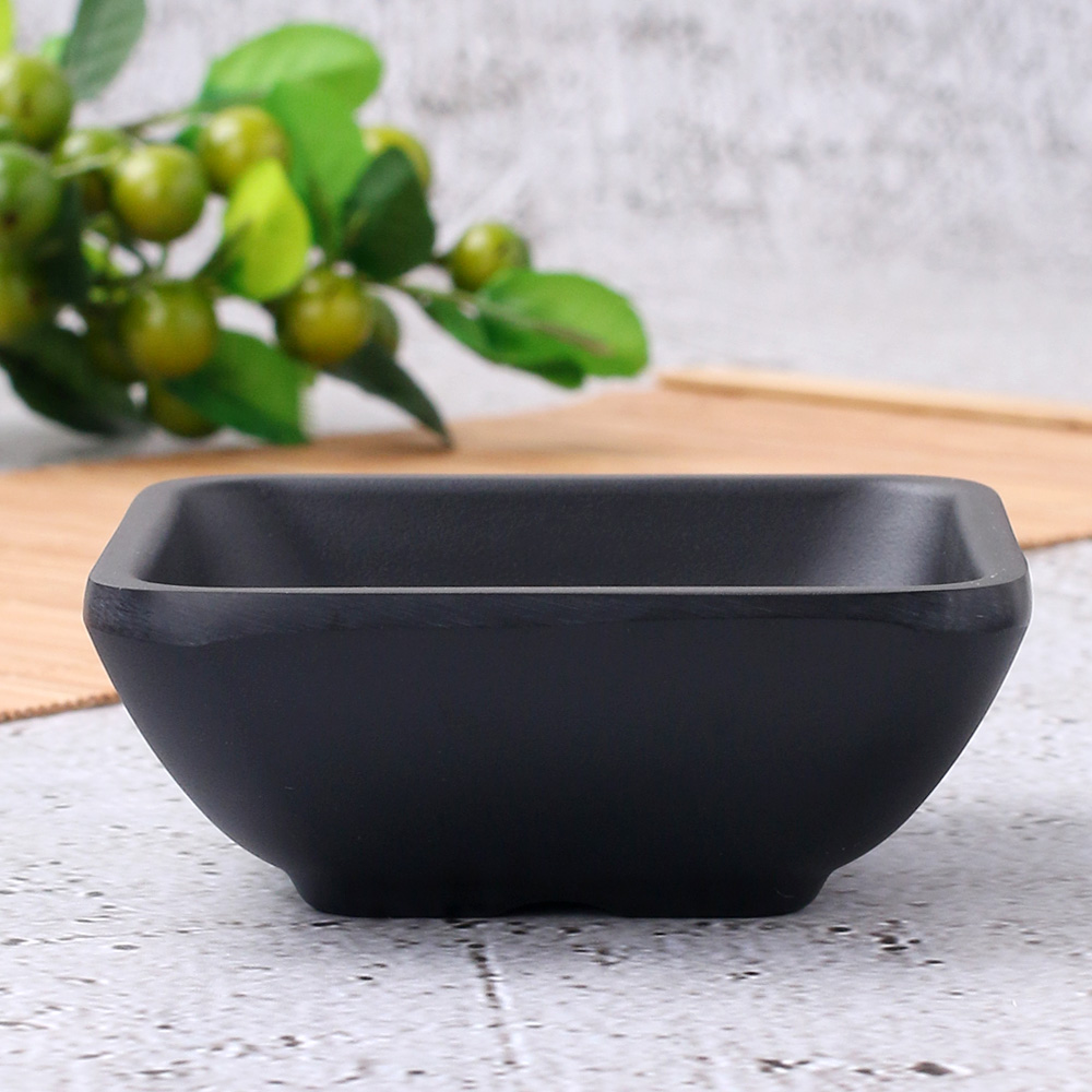 먹토 멜라민 그릇 앞 접시 나눔 반찬 중국집 식당 업소용 식기 7.3cm, 단초장종지 - 상세 이미지 2