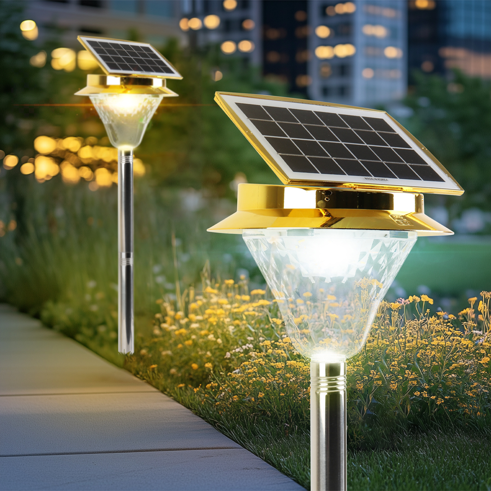 국산 태양광 정원등 태양열 가로등 조명 야외 문주 LED 잔디등 마당 경관 13구 올인원