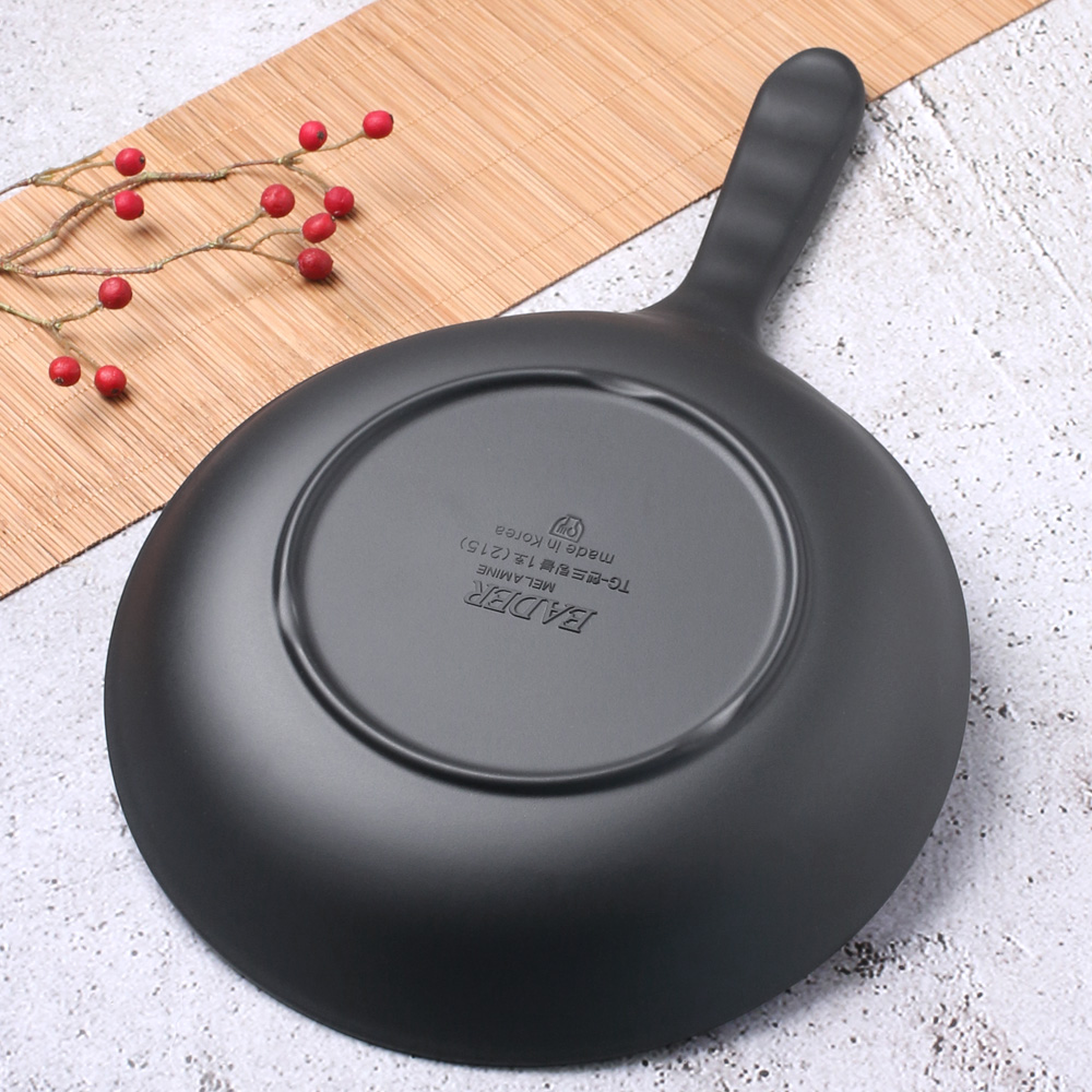먹토 멜라민 그릇 앞 접시 나눔 반찬 중국집 식당 업소용 식기 30cm, 손잡이접시 - 상세 이미지 4