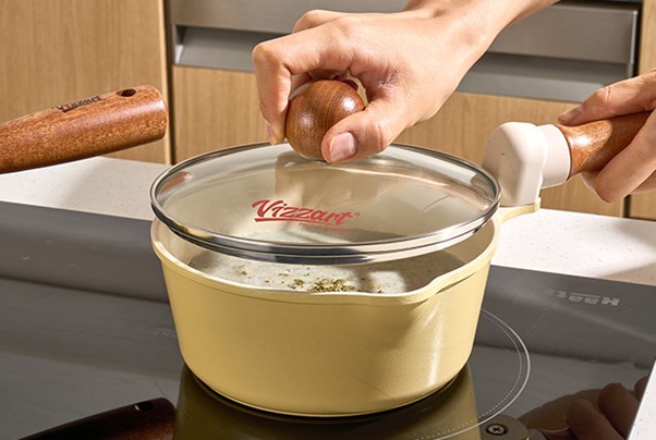 비자트 스피드 세라믹 멀티팬 국산 인덕션 깊은 후라이팬 궁중팬 16cm - 상세 이미지 2