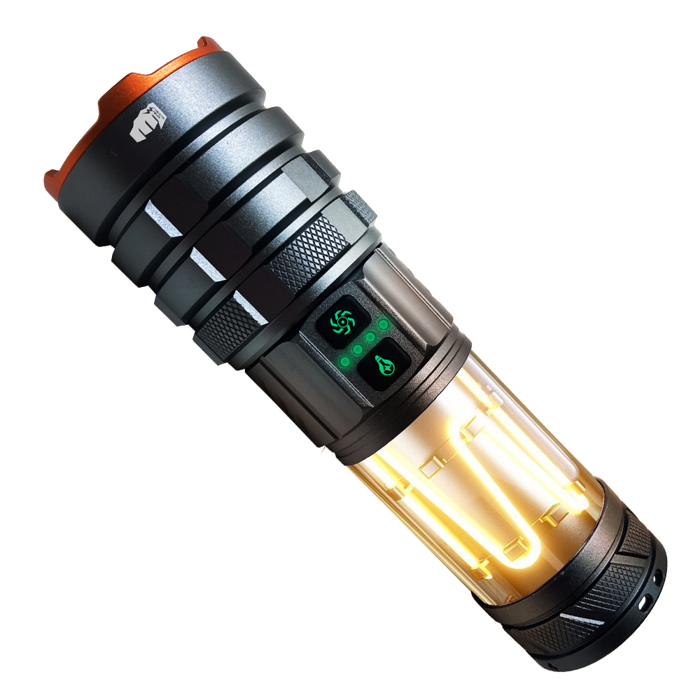 몬스터파워 제우스 LED 후레쉬 줌 랜턴 충전식 써치라이트