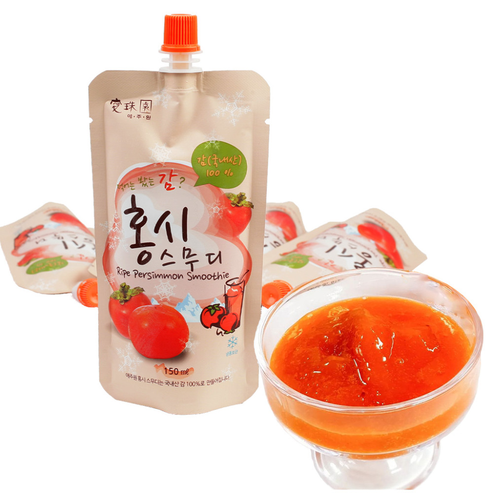 [농부의시간] 천연과일즙 아이스 홍시스무디 5팩 : 사이소 경북고향장터