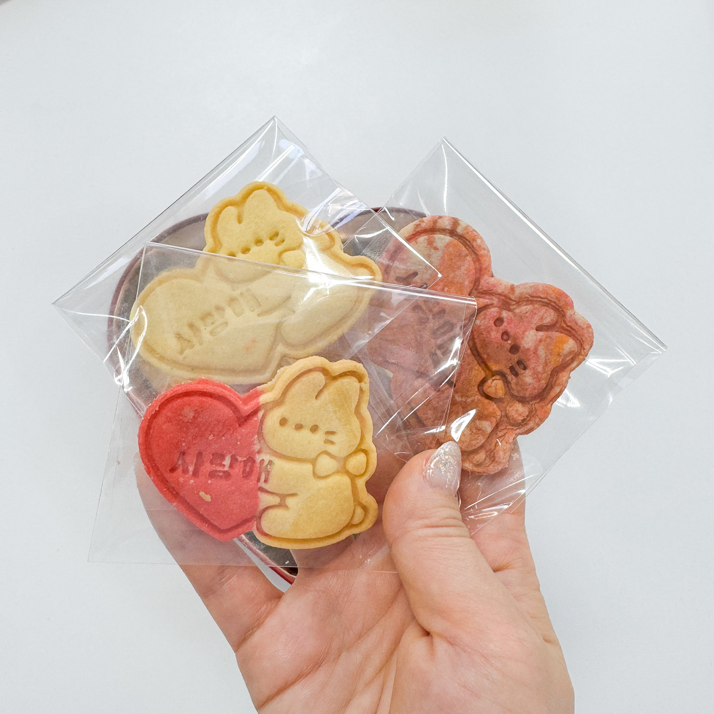 쿠키봉투 접착봉투 OPP 무지 포장비닐 선물포장지 8x9.2x3.7cm 20장 1set - 상품 이미지