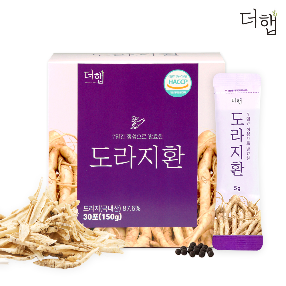 더햅 도라지환 스틱 발효 약도라지 30포, 1개 - 상품 이미지