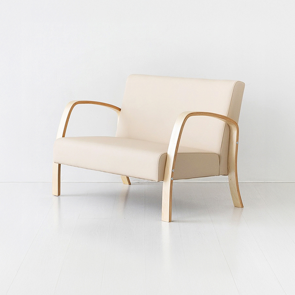 벤우드 2인 소파 YC12AD 내추럴