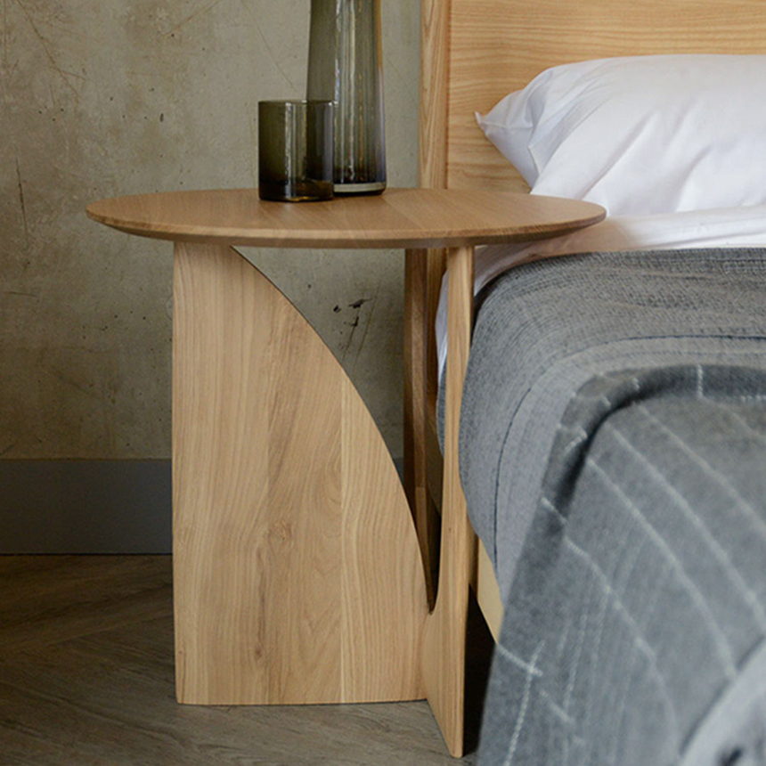 바소니 사이드 원목 테이블 카페 소파 거실 침실 라운지 호텔 인테리어 소품