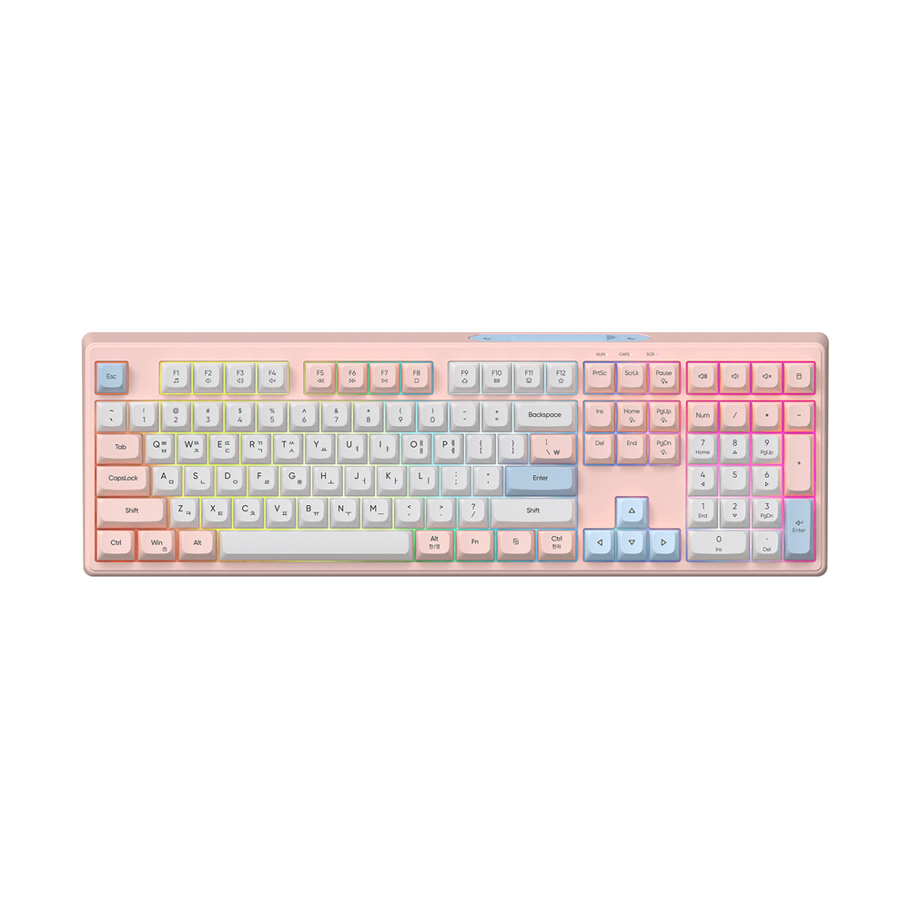 GK01 멤브레인 키보드 핑크 USB-C 사무용 게임용 - 상세 이미지 2