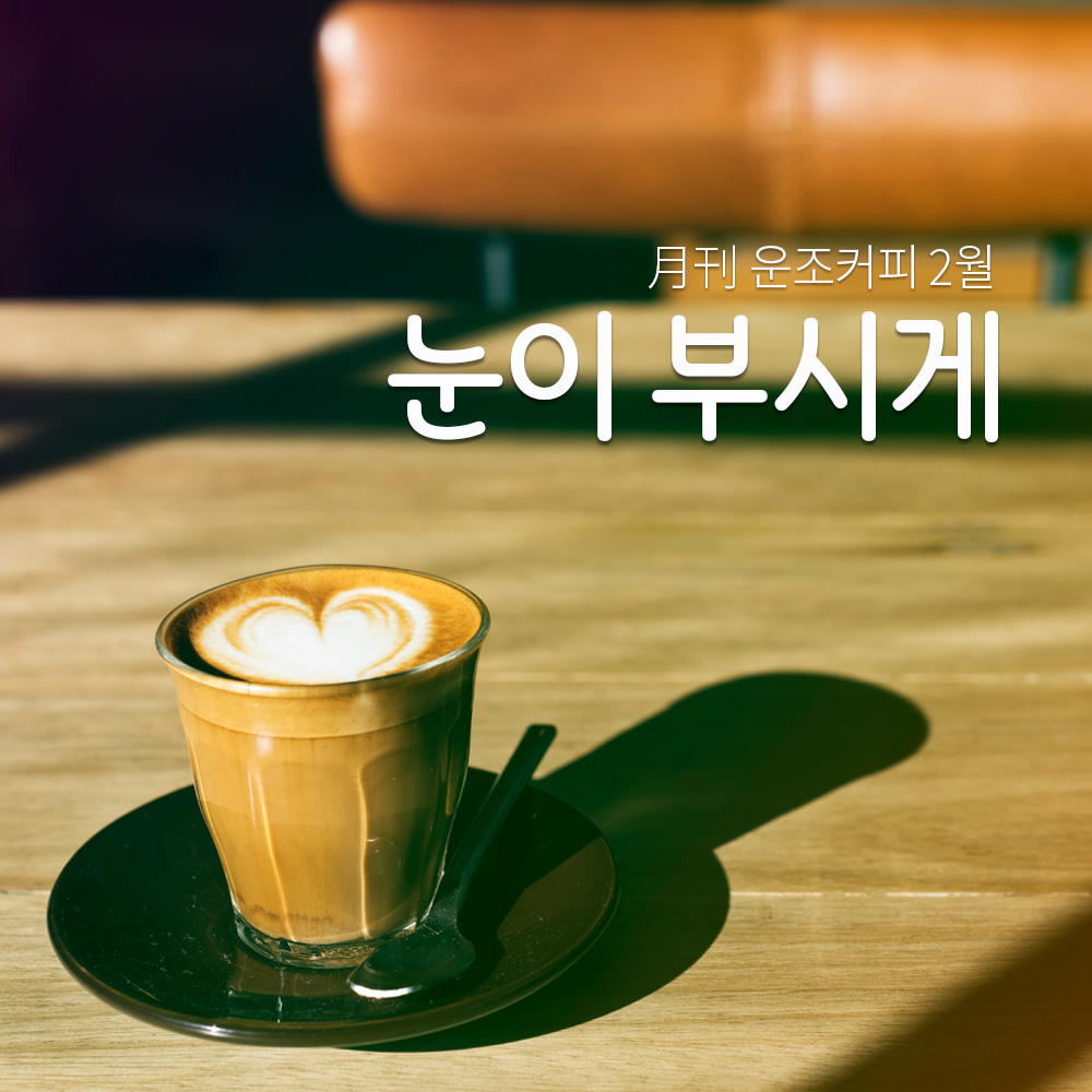 운조커피 월간커피 2월 눈이부시게 200g 원두 커피 - 메인 이미지