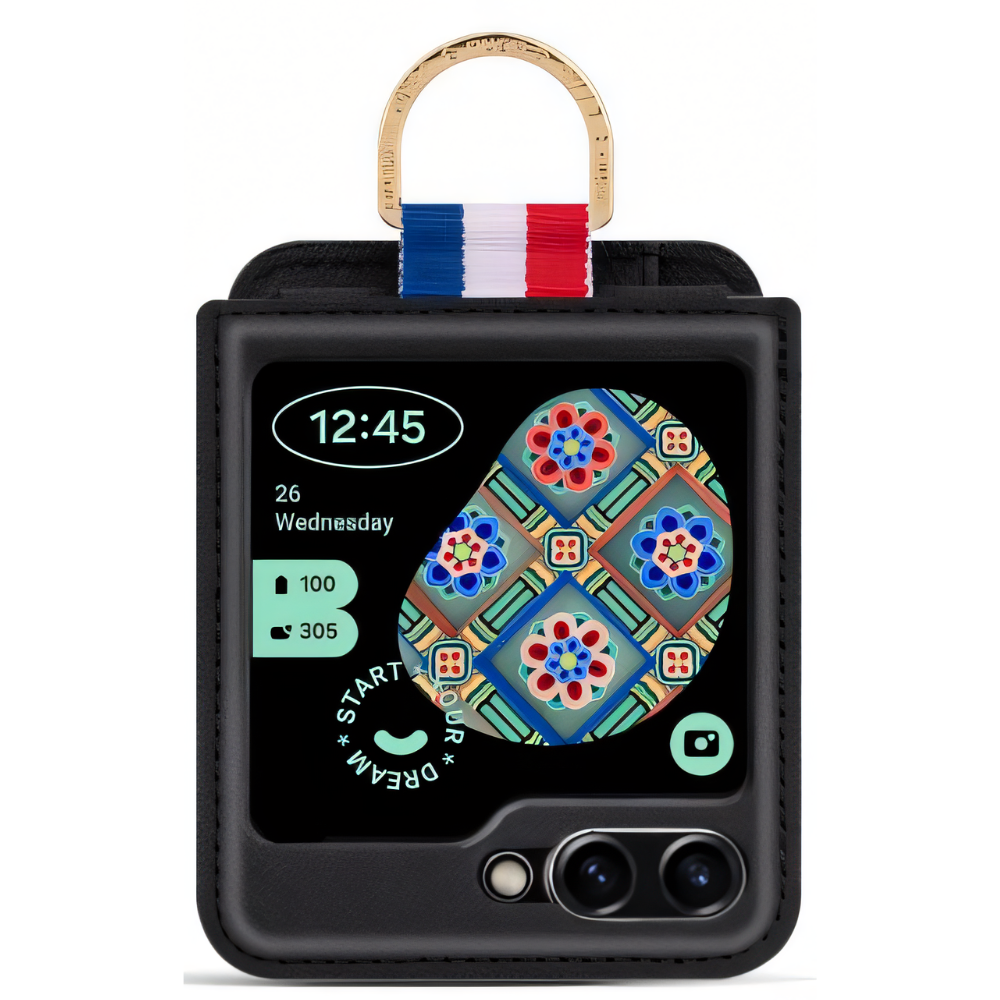 에르 포켓 카드 지갑 링 케이스 블랙, 갤럭시Z 플립7 FE