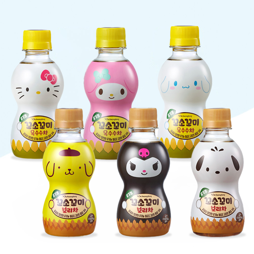 광동 꼬소꼬미 보리차 옥수수차 각5개씩 200ml 10개 - 상품 이미지