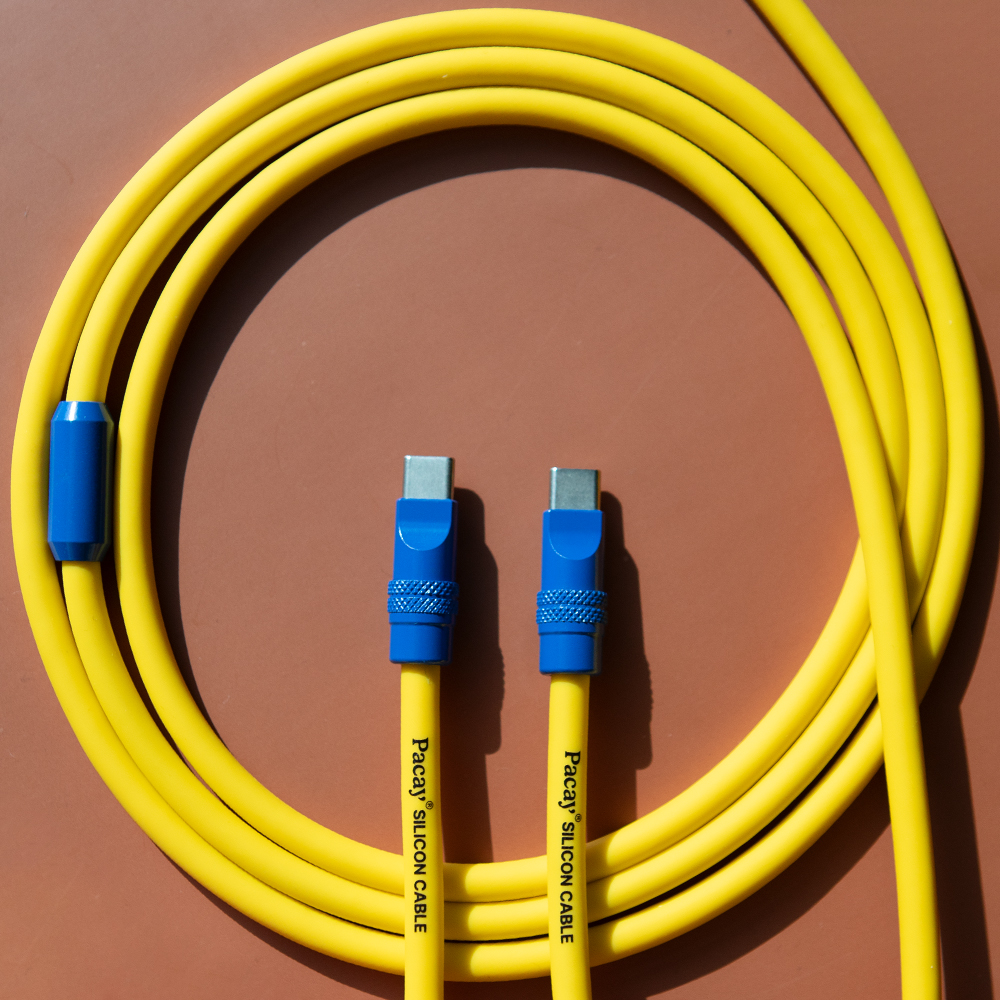 실리콘 고속 충전 케이블 C타입 CtoC 데이터 파카이