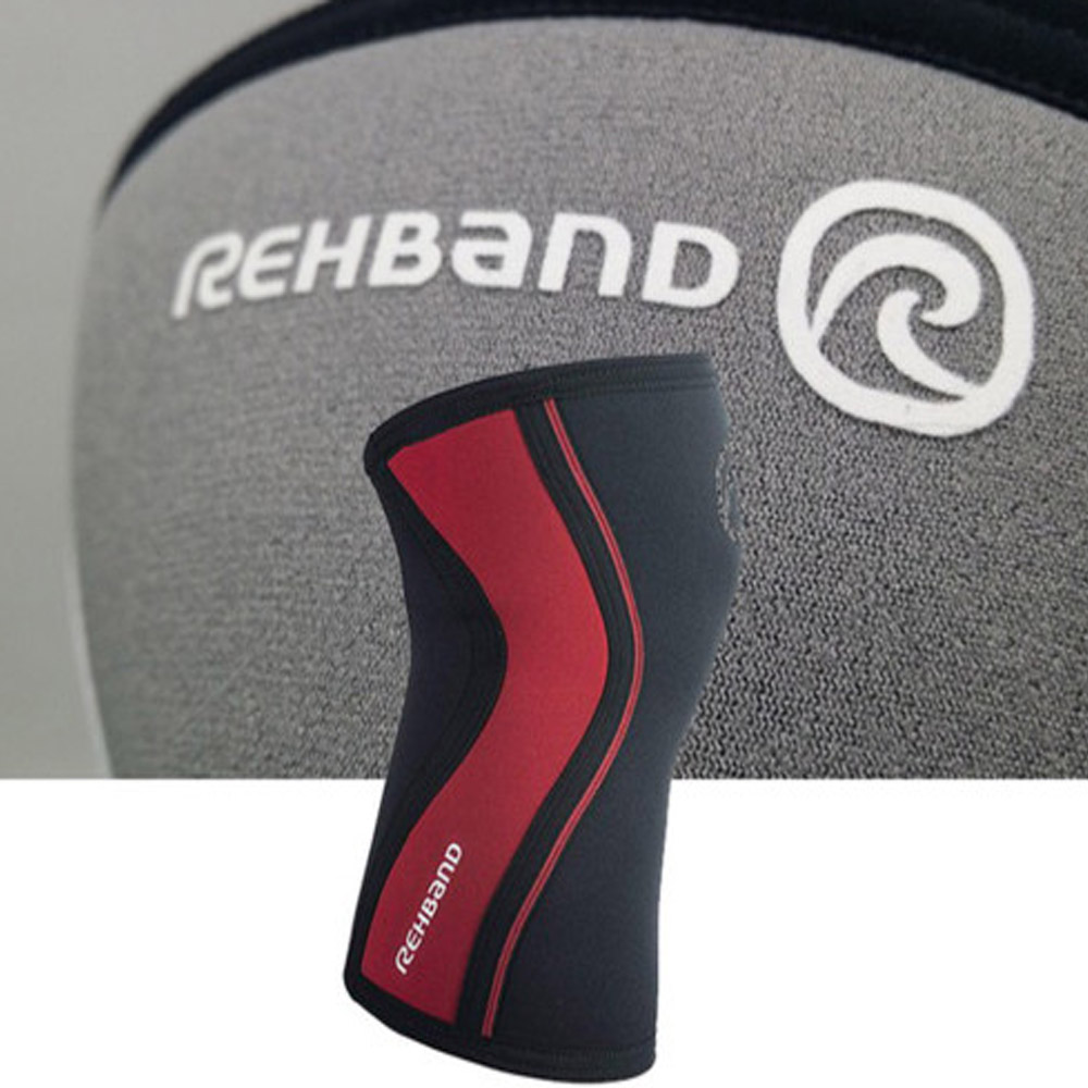 i REHBAND 리밴드 무릎보호대 3mm 105236 블랙레드 - 메인 이미지