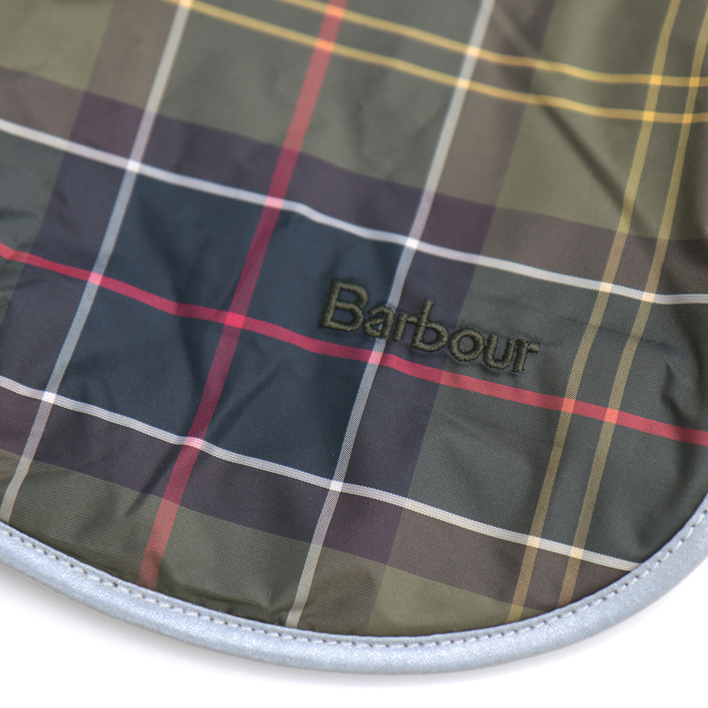 바버 강아지 방수 타탄 클래식 코트 패딩 자켓