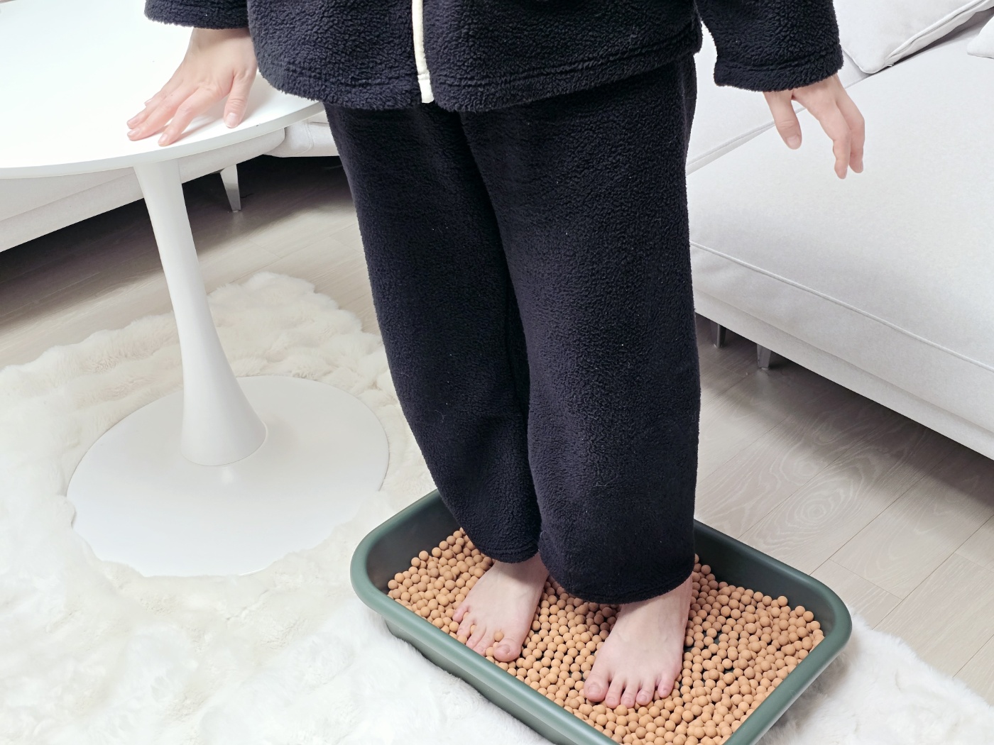 황토볼 발 마사지 지압매트 발지압기 맨발걷기 발바닥 지압발판 - 상세 이미지 5