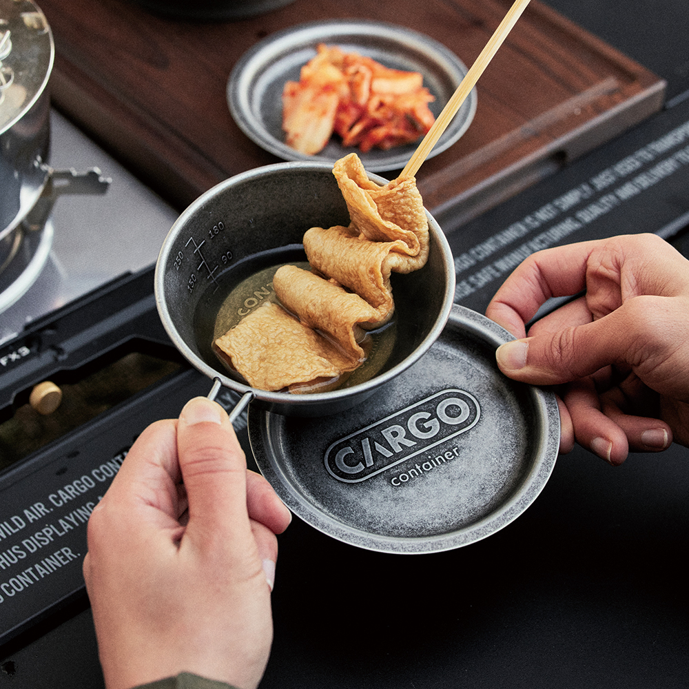 카고컨테이너 와일드 시에라 컵 450ml 4p 세트 캠핑 백패킹 등산 커피 물 술 잔