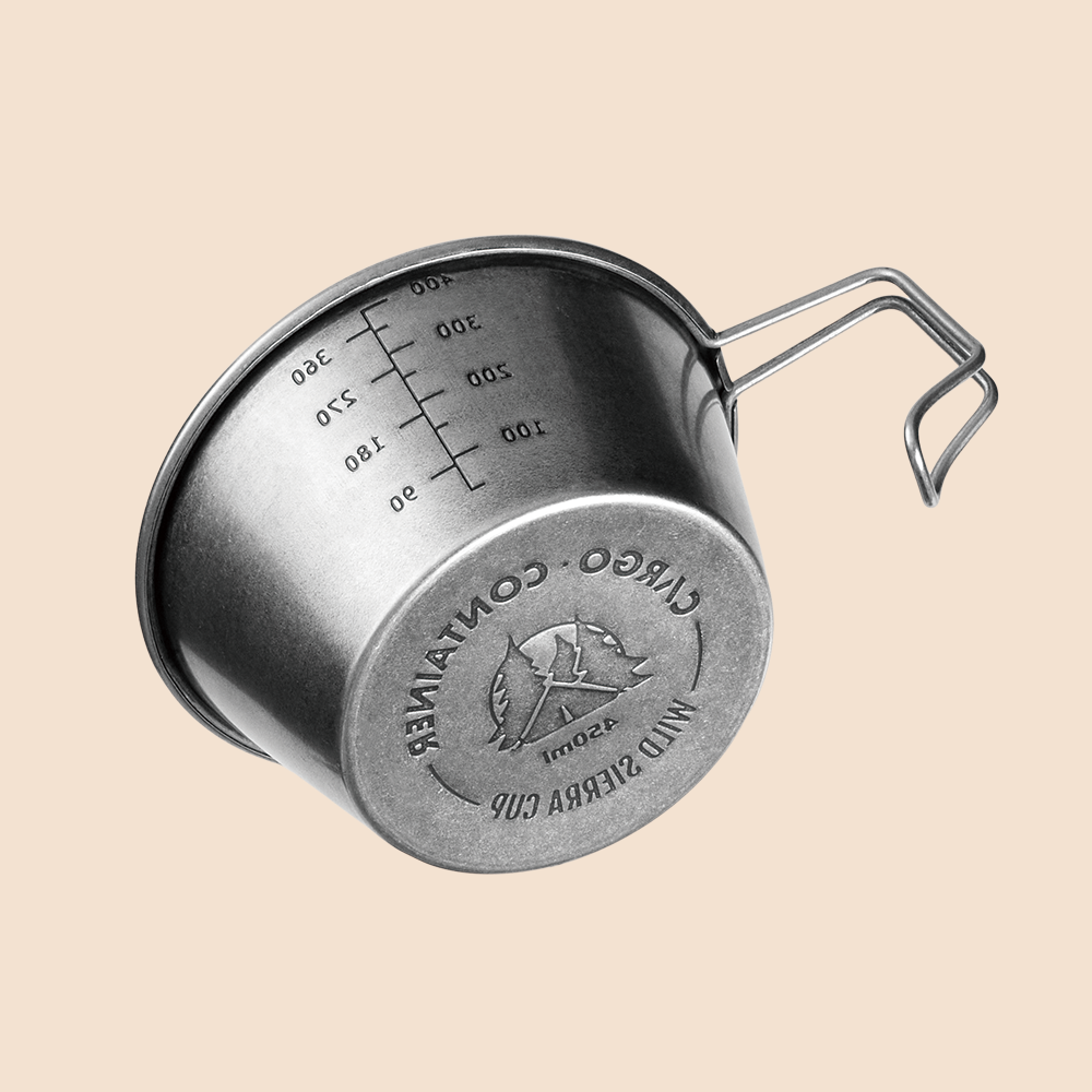 카고컨테이너 와일드 시에라 컵 450ml 4p 세트 캠핑 백패킹 등산 커피 물 술 잔