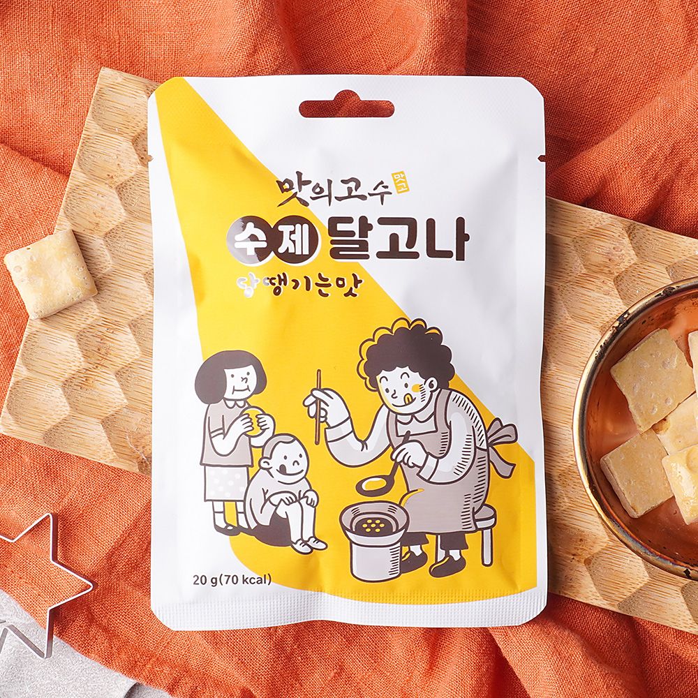 맛의고수 수제 달고나 당땡기는맛 20g x 5개 - 메인 이미지