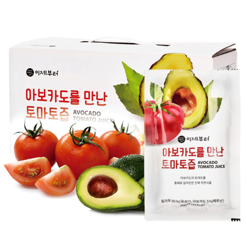 무설탕 아보카도를 만난 토마토즙 100ml 30포 1박스 - 상세 이미지 5