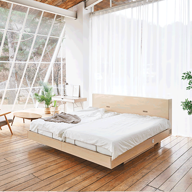 버킷츠 북슬립 스마트 모션베드 전동침대 알람침대 마베드 Ma bed S+S(싱글+싱글), 내추럴