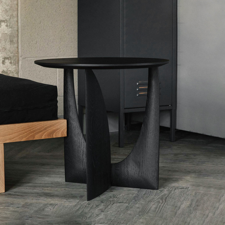 바소니 사이드 원목 테이블 카페 소파 거실 침실 라운지 호텔 인테리어 소품