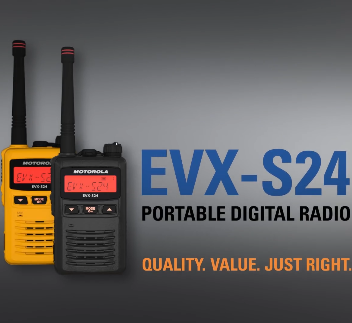 모토로라 EVX-S24 디지털 무전기 - 메인 이미지