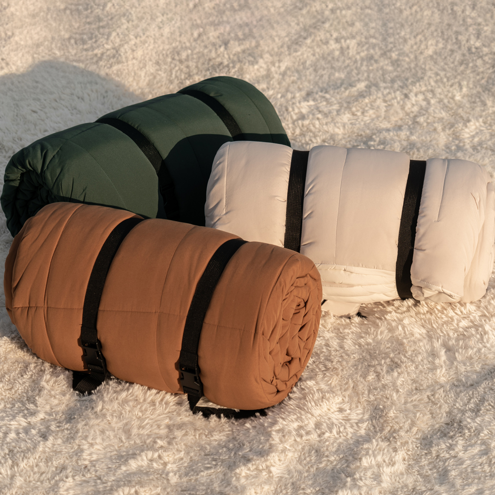 로티캠프 침낭 동계 이불 캠핑 겨울 사계절 CSB1-2.7kg 브라운