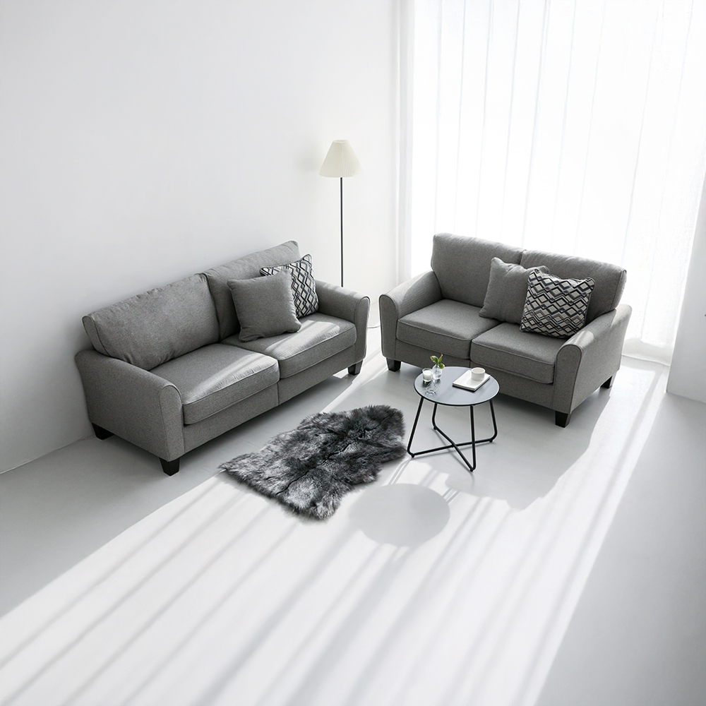 ASHLEY 3310135 STREHELA LOVESEAT 2인소파 그레이 1311.5953