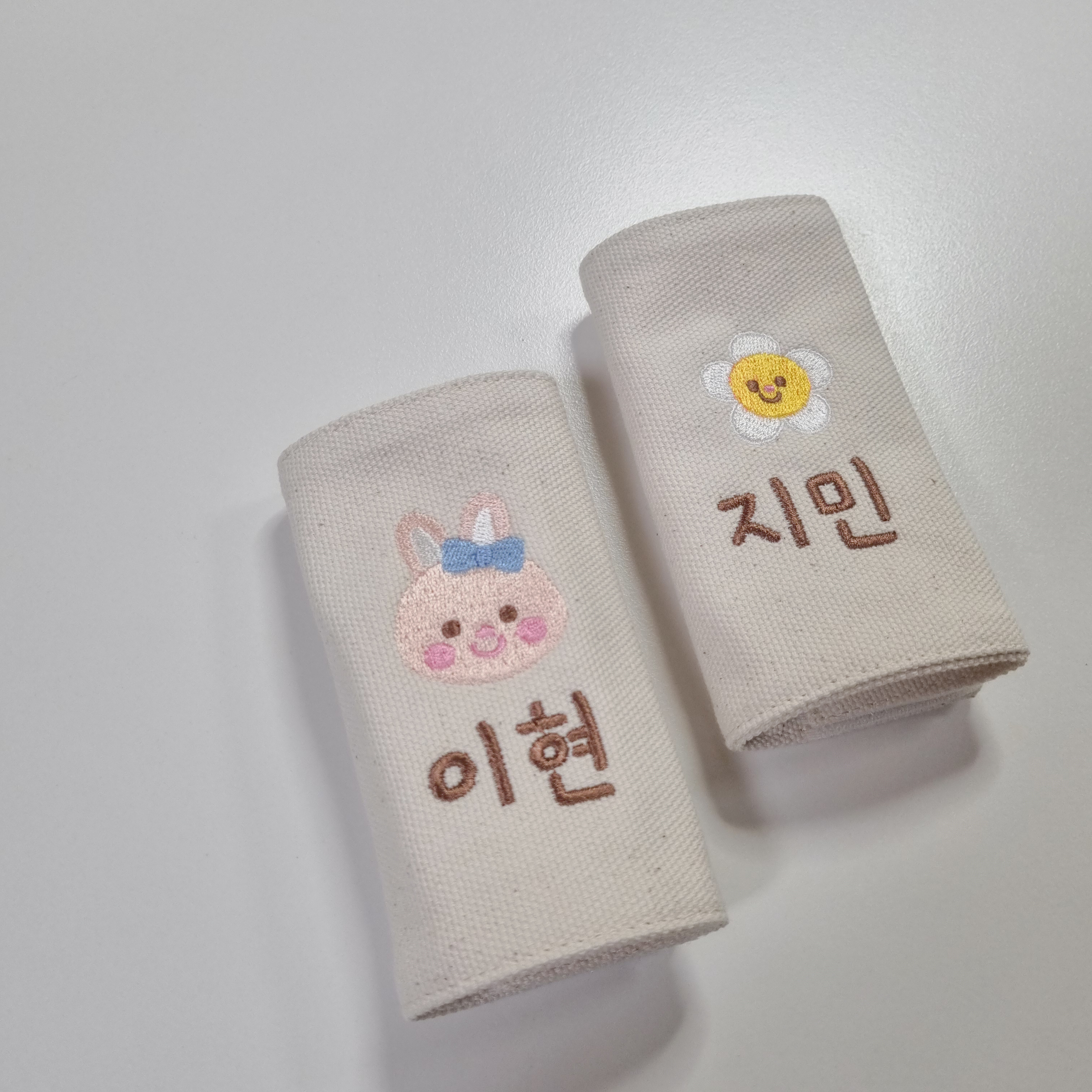 어린이집네임택 벨크로 이름표 유치원 가방 자수 이미지 8