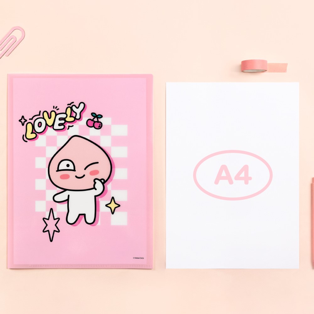 춘식이 L 홀더 A4 파일 화일 2포켓 카카오 굿즈 - 상세 이미지 5