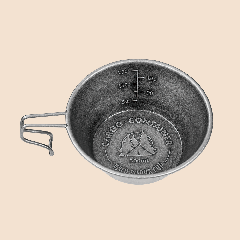 카고컨테이너 와일드 시에라 컵 캠핑 머그 300ml, 와일드 그레인