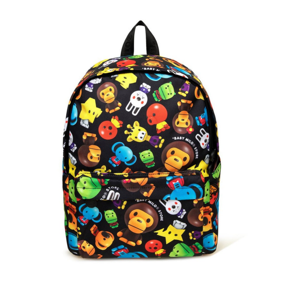 베이프 백팩 MILO 3D ALL PRINT PATTERN MEDIUM BACKPACK 1월 3주차 신상 AL20-189-308 - 메인 이미지
