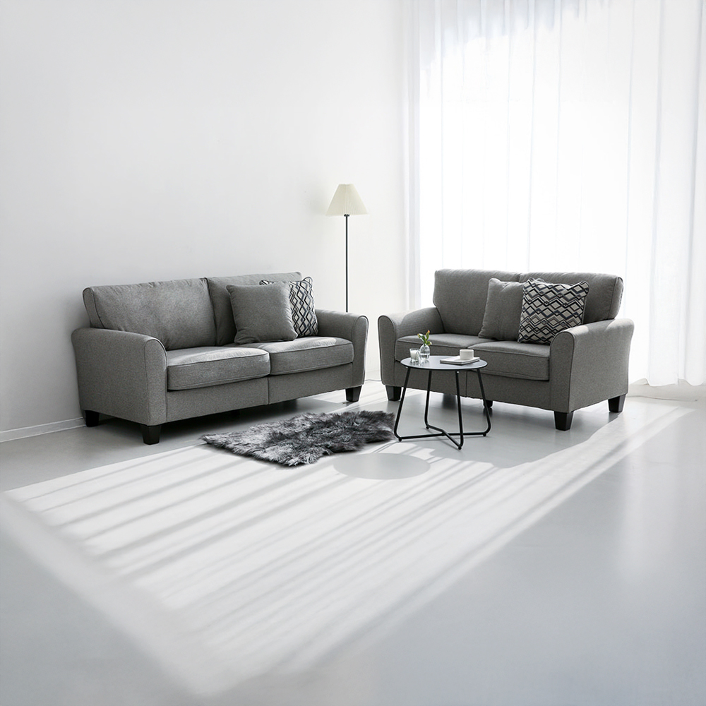 ASHLEY 3310135 STREHELA LOVESEAT 2인소파 그레이 1311.5953