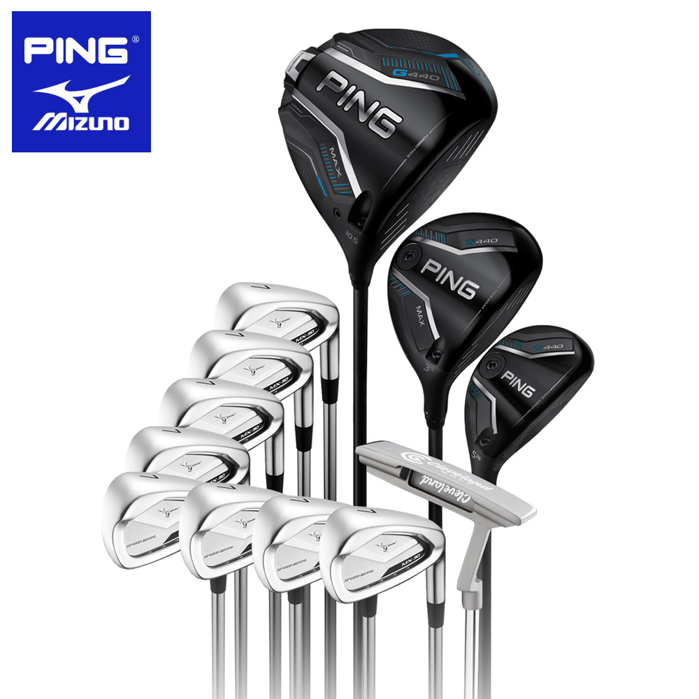 핑 G440 남성 조합 풀세트(미즈노 MX-90 SM 8아이언) 선택1번 드라이버1 우드1 유틸리티1 아이언8개 퍼터1